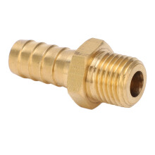 Raccordo dritto in ottone per tubo flessibile da 7/16 di pollice, filettatura M14x1,5