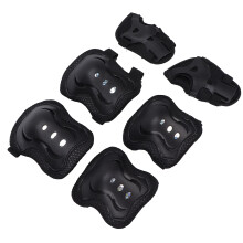 Protección para niños negra 3-12 años Rodilla/Codo/Mano