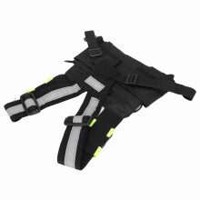 Borsa da petto riflettente verde per walkie-talkie