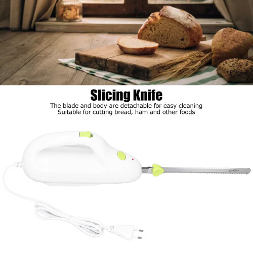 Electric Bread Knife Efficient Practical Detachable Easy Cleaning Kitchen Cutting Tool 2