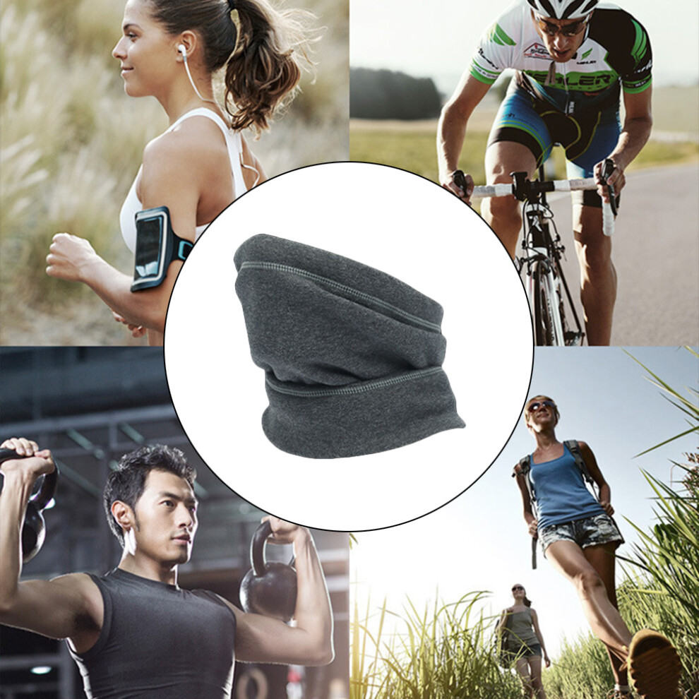 Loop Winter Scarf Warm Face Cover Hat Fleece Windproof Fleece Gaiter Neck Warmer with Adjustable Strap for Outdoor Cycling Skiing