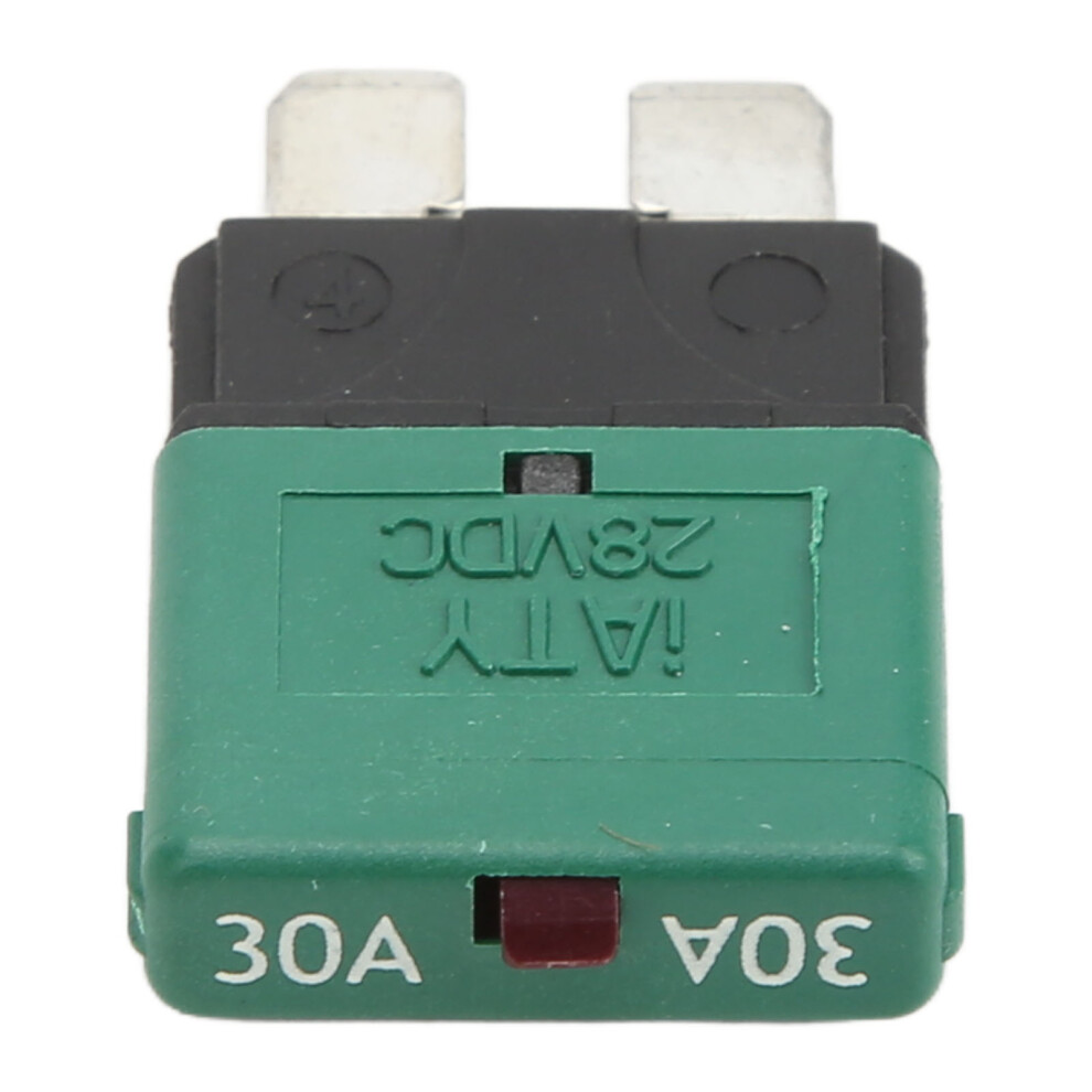 30A/28V Dc Auto Manual Reset Circuit Fuse Breaker Universal For Cars Low Voltage Yachts Ships 4181321971722