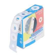 Refuerzos para perforaciones de PVC, 250 piezas, de 6 mm a 15 mm, blanco