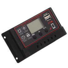 Regolatore PWM solare da 80 A 13,37,03,2 cm Nero