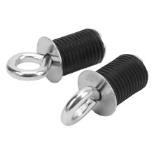 Ancoraggio Lock Ride resistente, confezione da 2 per Polaris Sportsman, set di cinghie di fissaggio nere