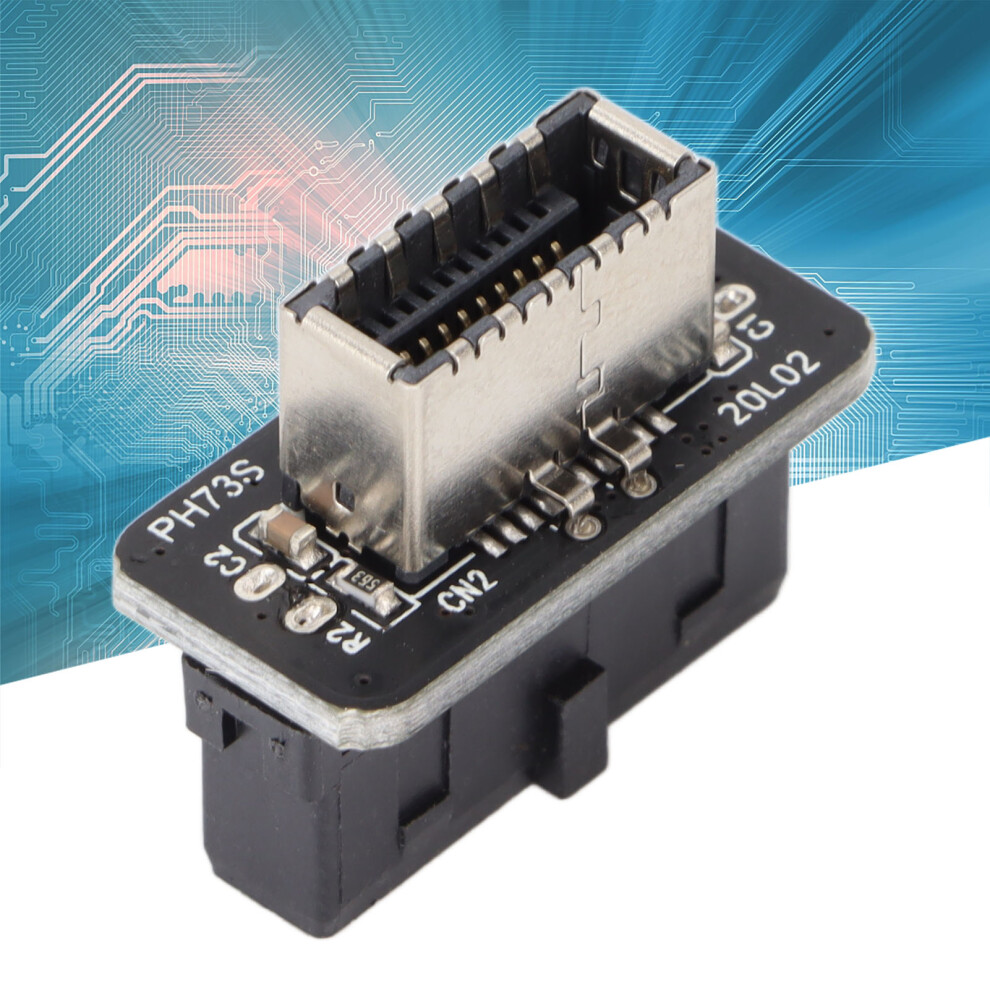 Usb Adapter 19P/20P To Typee Typec Interface Stable Signal Strong Anti Interference Ability Converter 7891321973462