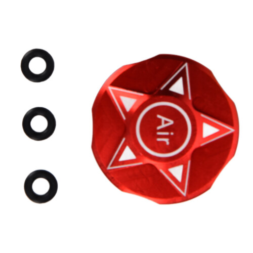 Coperchio valvole forcella anteriore in alluminio per MTB - Rosso 1