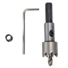 Sierra de perforación HSS de 17 mm para madera/metal/plástico