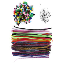 Set di steli di chenille colorati - Materiali per l'artigianato fai-da-te