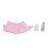 Set da pasticceria rosa da 6 pezzi: sacca da 30 cm, beccucci da 3 cm, 3,5 cm 7