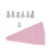 Set da pasticceria rosa da 6 pezzi: sacca da 30 cm, beccucci da 3 cm, 3,5 cm 15