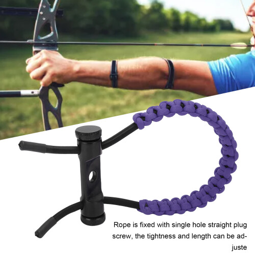 Bow Wrist Sling - 87 g/3.1 oz, morado ajustable 2