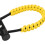 Eslinga de muñeca para arco 87 g nylon amarillo ajustable 11