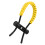 Eslinga de muñeca para arco 87 g nylon amarillo ajustable 7