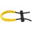 Eslinga de muñeca para arco 87 g nylon amarillo ajustable 2