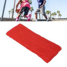 Fascia elastica sportiva per capelli - Rossa, 17x5 cm Allenamento