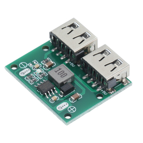 Régulateur DC-DC Buck 28x33x8mm 3 A 5,2 V Noir