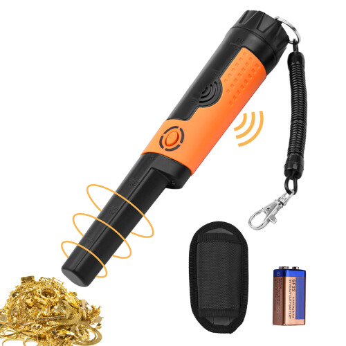 Pinpointer IP68 9V 4,024,0 cm Arancione/Nero 12kHz