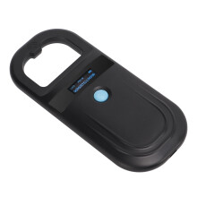 Noir 134,2 kHz lecteur portable de puces, 500 mAh