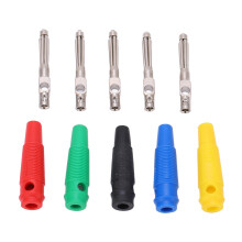 Prises bananes de 4 mm lot de 10 7 broches 1000 V 32 A mâles empilables connecteurs audio