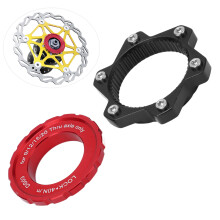 Adaptador Centerlock a anillo de bloqueo de 6 tornillos, rojo, 44 mm