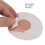 5 pièces patch adhésif pour capteur, 7.5cm coton blanc 5