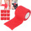 10 vendajes rojos desechables autoadhesivos de 5x450cm 16