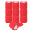10 vendajes rojos desechables autoadhesivos de 5x450cm 15
