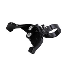 MEROCA tige de selle télescopique de 22 mm noir intégral