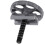 Aluminium Hingle Boucle en C 60x54mm 40g Titane 3