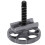 Aluminium Hingle Boucle en C 60x54mm 40g Titane 10