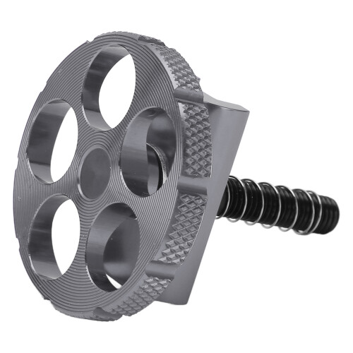 Aluminium Hingle Boucle en C 60x54mm 40g Titane 1