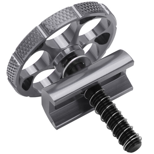 Aluminium Hingle Boucle en C 60x54mm 40g Titane