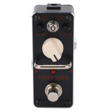 Pédale de distorsion métallique 9V noire 1M/470Ω impédances