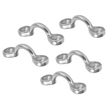 Set di anelli da ponte in acciaio inossidabile 316, 5 pezzi, fissaggio per kayak e canoa marini, Ø 5 mm