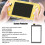 Reemplazo de pantalla táctil de vidrio para Switch LITE 12