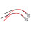 2 portalampade, resistente al calore, filo da 1 mm² 15