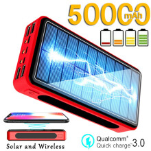 Power Bank solare da 50000 mAh 162*82*32mm 4 porte USB