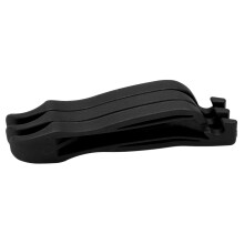 3 pezzi di leve per pneumatici in nylon nere 24,5x113,5 cm