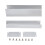Boîtier 6063-T5 25x40x110 mm argent mat 1