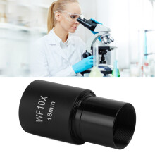 Oculare WF10X, campo visivo ampio, alto punto oculare, argento