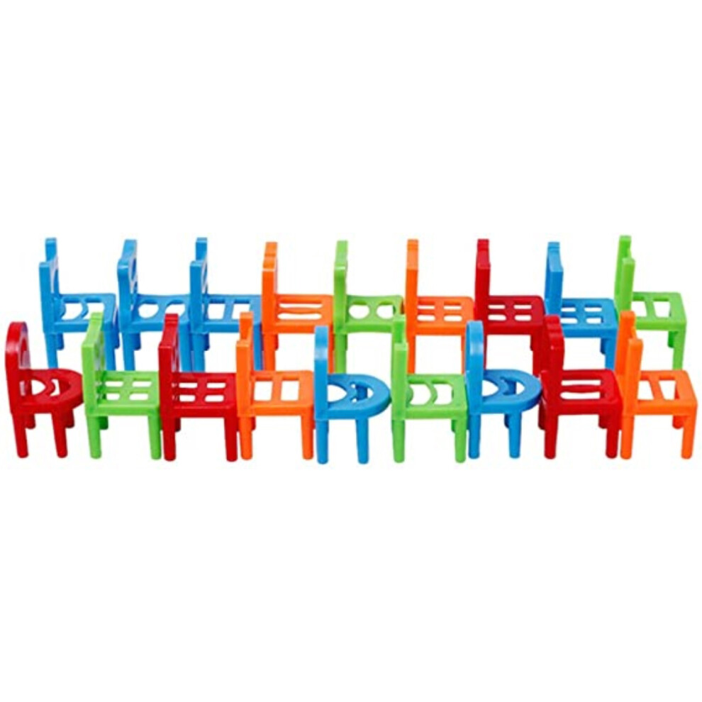 Balancing Chairs Stacking Game Intelligence Multiplayer Balance Game Chair on Chair Stack Up Chairs Tower Game for Family Party