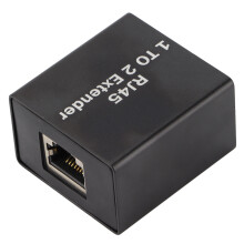 Splitter Ethernet RJ45 Alluminio Uno-a-Due 2-Port