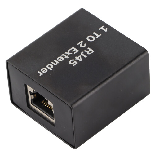 Splitter Ethernet RJ45 Alluminio Uno-a-Due 2-Port
