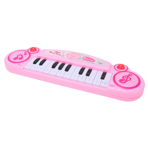 Orgue électronique rose à 12 touches, 34  10,5 cm, 2 piles AA 2