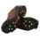 2 pezzi ramponi da 10 denti M (36-41) nero antiscivolo 6