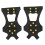 2 pezzi ramponi da 10 denti M (36-41) nero antiscivolo 1