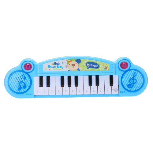 Orgue électronique bleu à 12 touches 34 cm x 10,5 cm 2xAA 1