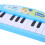 Orgue électronique bleu à 12 touches 34 cm x 10,5 cm 2xAA 8