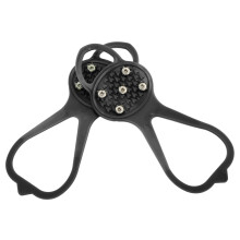 Ramponi antiscivolo per neve, 5 denti, presa durevole, copriscarpe da arrampicata, taglia S (24‑34)